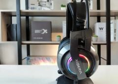 Tai Nghe GAMING Có Dây Xiberia X20 | Xám, RGB, 7.1 Virtual, OverEar