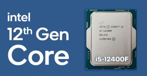 CPU Intel Core I5 12400F | LGA1700, Turbo 4.40 GHz, 6C/12T, 18MB, Box Chính Hãng