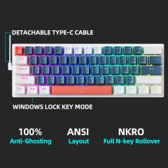 Bàn phím cơ Machenike K500-B61 Wired RGB
