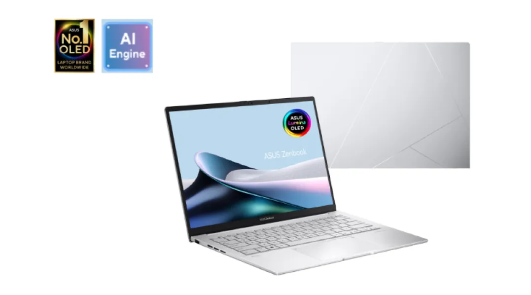 Laptop ASUS Zenbook 14 OLED UX3405MA-PP588W | U5-125H, 16GB, 512GB, 14'' 3K OLED
