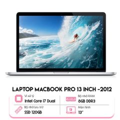 Macbook Pro 2012 (i7 3.6GHz/8GB/128GB/13"/HD) Cũ Đẹp
