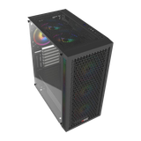 Thùng máy Magic Luxury I - Black | Full tower, E-ATX, kèm sẵn 4 fan