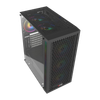 Thùng máy Magic Luxury I - Black | Full tower, E-ATX, kèm sẵn 4 fan