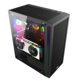 Thùng máy Magic Luxury I - Black | Full tower, E-ATX, kèm sẵn 4 fan