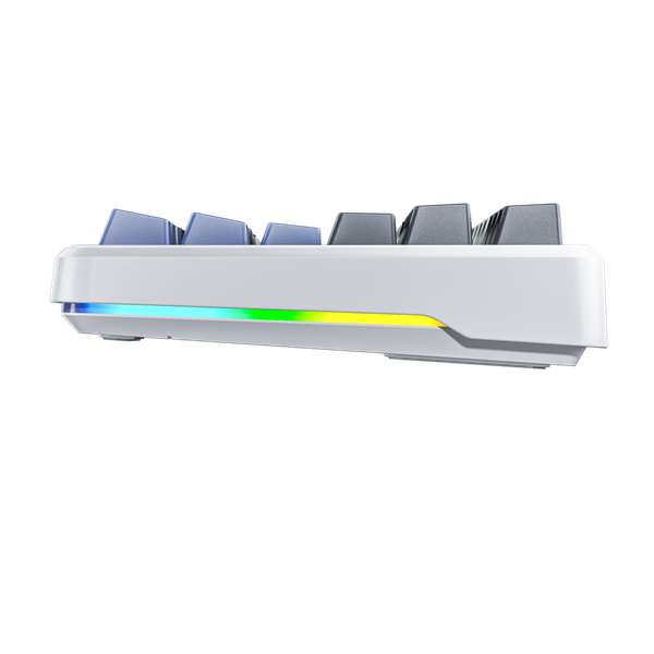 Bàn Phím Cơ Có Dây AULA F87 | Trắng/Đen/Xanh Dương | Grey Wood V3 Switch (87 phím, Gasket mount, Hotswap)