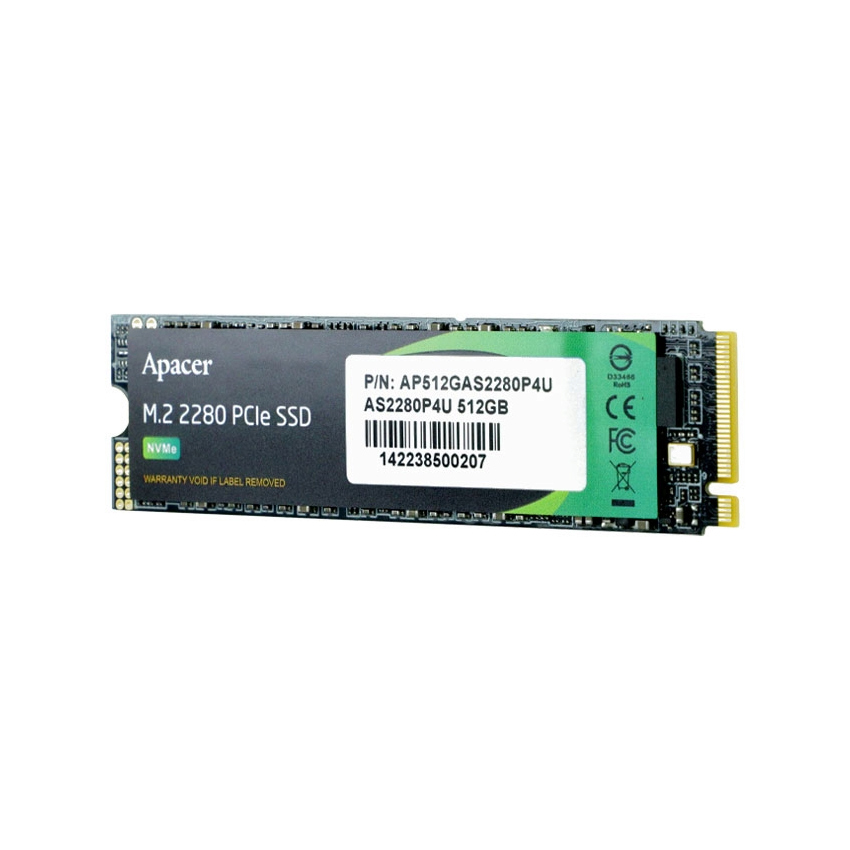 Ổ cứng SSD Apacer AS2280P4U 512GB M.2 NVMe PCIe Gen3 x4