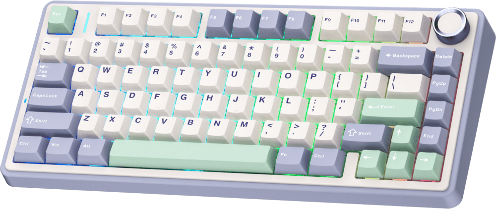 Phím Cơ Aula F75 (Reaper Switch Ice Green) Không Dây