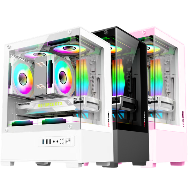 Vỏ máy tính Magic MIX | M-ATX | Đen/Trắng/Hồng