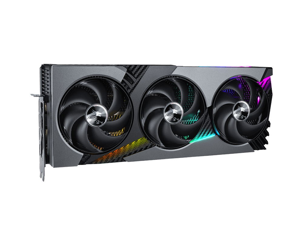 Card màn hình MSI RTX 5090 Vanguard OC 32GB GDDR6 góc nghiêng