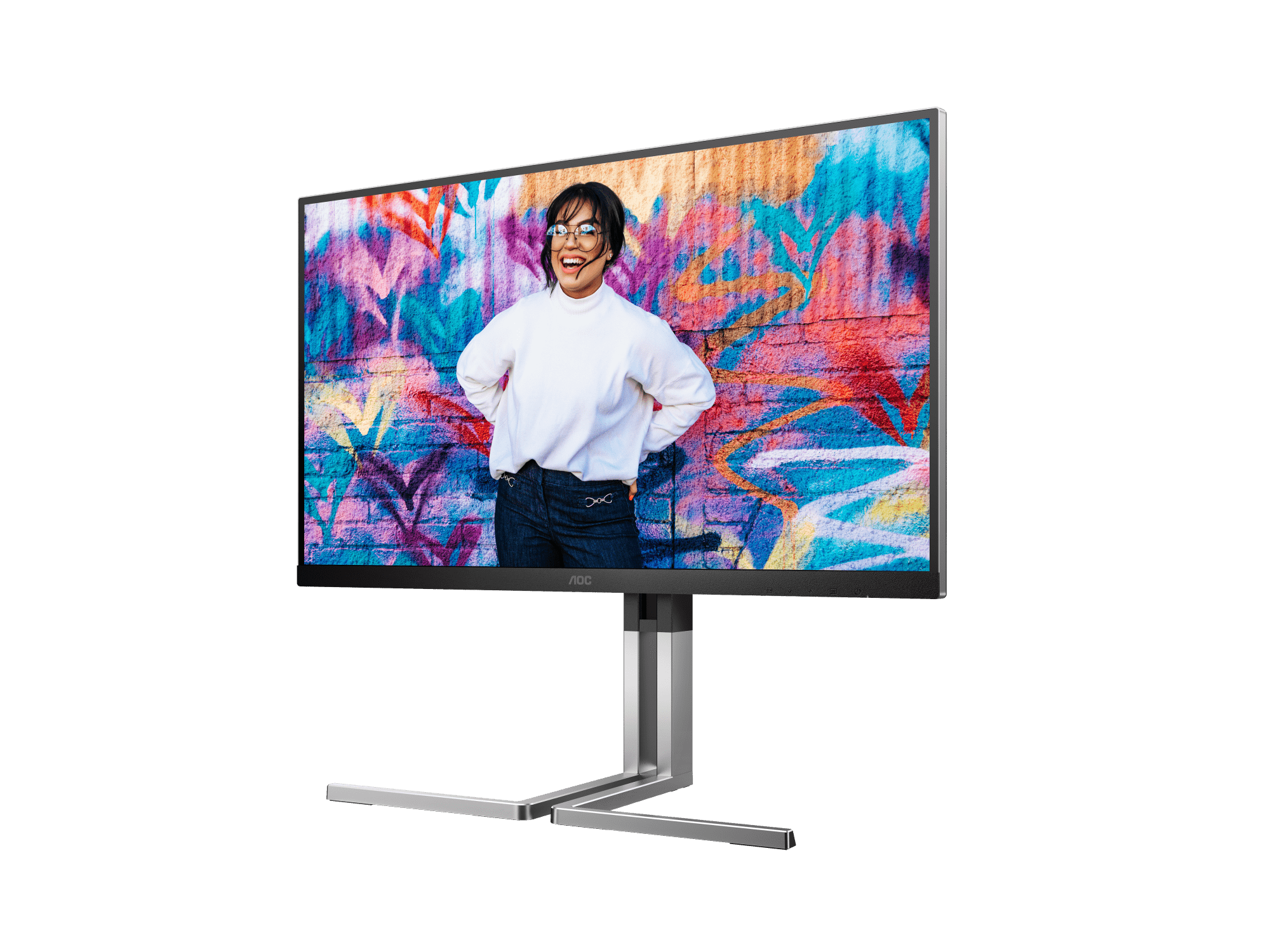 Màn Hình Đồ Hoạ AOC 27 Inch Q27U3CV/74 | 27 Inch | QHD/NANO IPS /75hz/4ms/Loa/Usb C | Phẳng