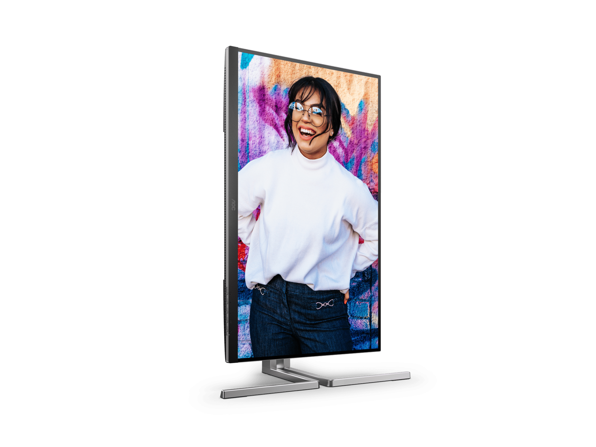 Màn Hình Đồ Hoạ AOC 27 Inch Q27U3CV/74 | 27 Inch | QHD/NANO IPS /75hz/4ms/Loa/Usb C | Phẳng