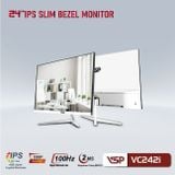 Màn hình VSP VC242i | IPS | Phẳng | 100Hz | Trắng