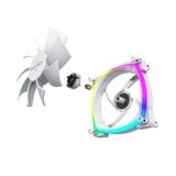 Fan LED RGB Montech AX120 PWM ARGB (Black/White)
