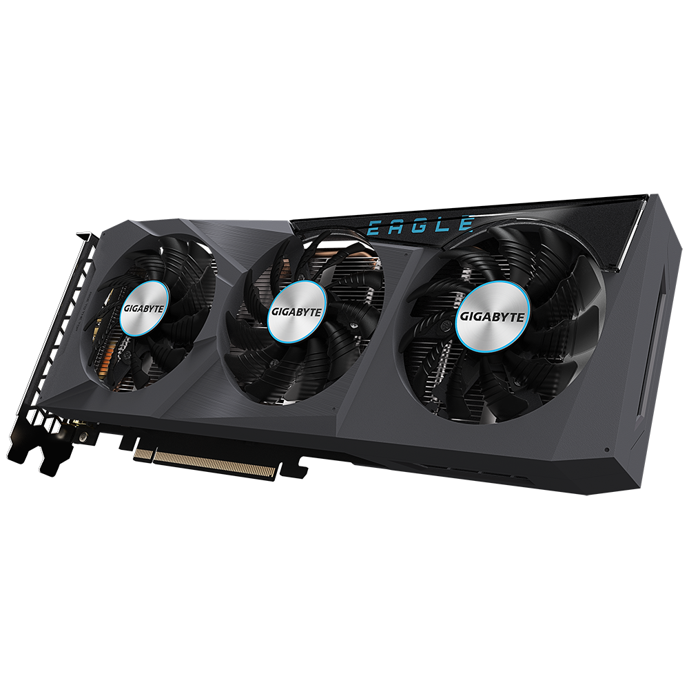 Gigabyte Radeon RX 6600 Eagle 8GB GDDR6 cho PC gaming Card màn hình Gigabyte Radeon RX 6600 Eagle 8GB GDDR6 trong setup PC