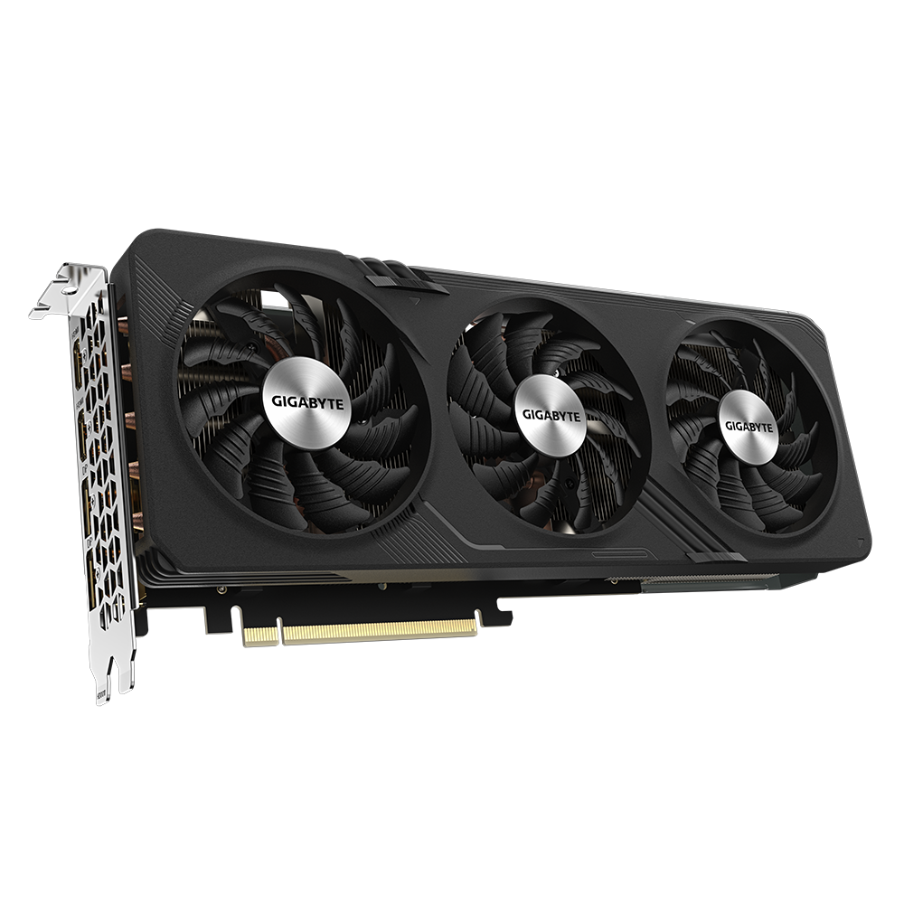 Card Gigabyte Radeon RX 7600 XT Gaming OC 16GB trong setup PC