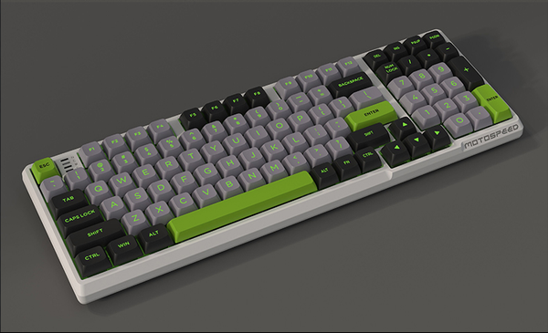 Phím Cơ Motospeed CK980 (Brown Switch Đen) Có Dây