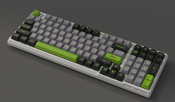 Phím Cơ Motospeed CK980 (Brown Switch Đen) Có Dây