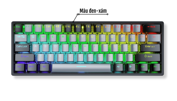 Bàn phím cơ Aula F3261 (Phiên bản nhiều màu)