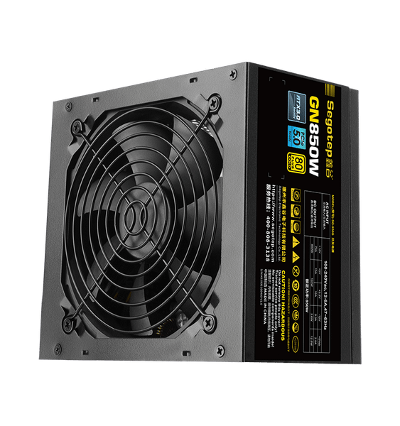 Nguồn Segotep GN850W ATX 3.0 850W 80 Plus Gold Đen