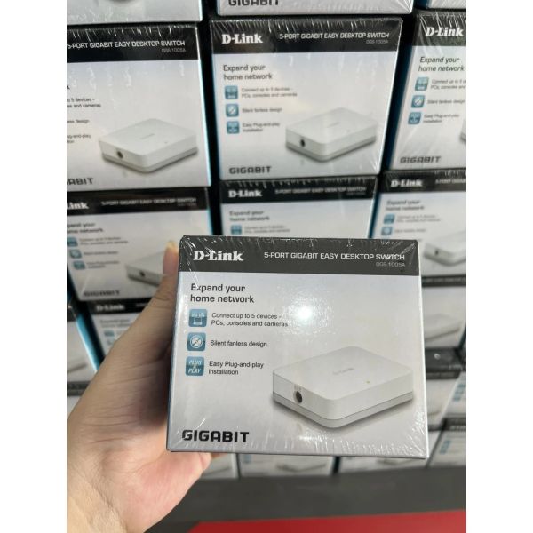 Cổng chuyển D-Link DGS-1005A - 5 Cổng (10/100/1000 Mbps)