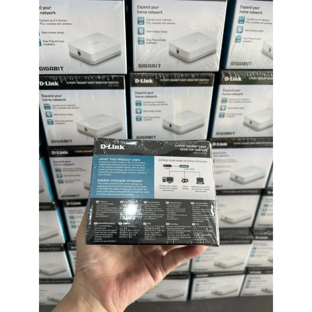 Cổng chuyển D-Link DGS-1005A - 5 Cổng (10/100/1000 Mbps)