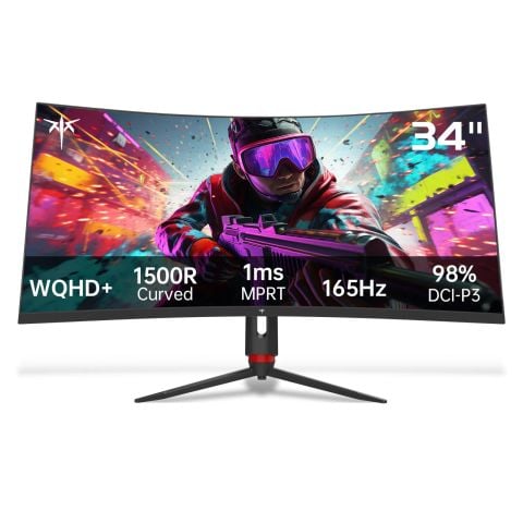 Màn hình Gaming Cong KTC H34S18S 34 inch (4K, VA, 165Hz, 1ms)