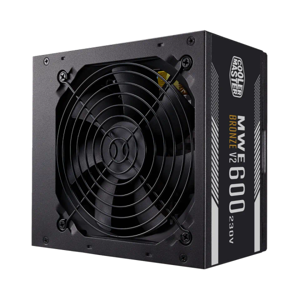 Nguồn máy tính Cooler Master 600W MWE 600 V2 230V 80 Plus Bronze (MPE-6001-ACABW-BEU)