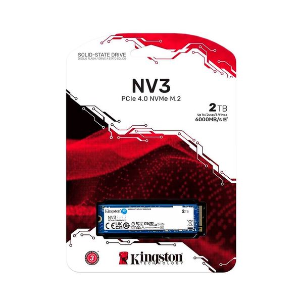 Ổ cứng SSD Kingston NV3 2TB PCIe 4.0 x4 M.2 NVMe (SNV3S/2000G)