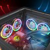 FAN LED RGB Thermaltake SWAFAN 12 RGB Black