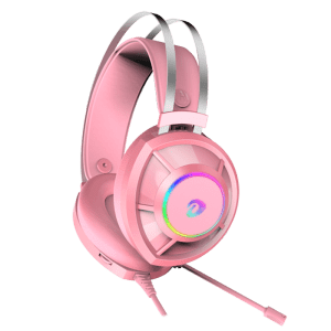 Tai nghe DAREU EH469 RGB | Đen/Hồng