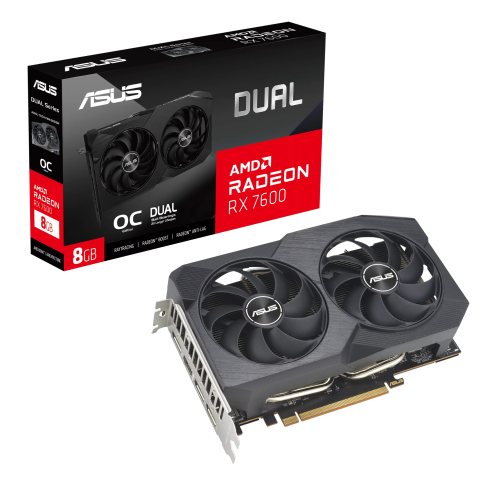 Card màn hình Asus Dual Radeon RX 7600 V2 OC Edition 8GB GDDR6
