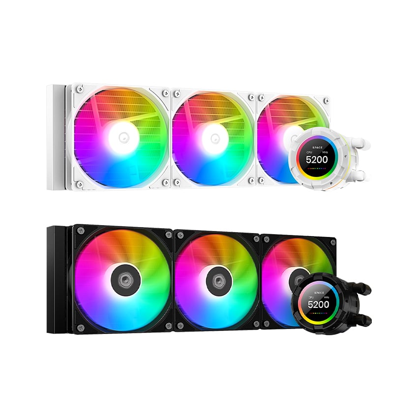 Tản nhiệt nước AIO ID Cooling SPACE SL360 XE ARGB (Black/ White)