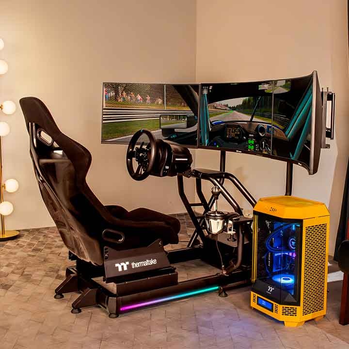Chân đỡ màn hình Thermaltake Triple Racing Monitor Stand