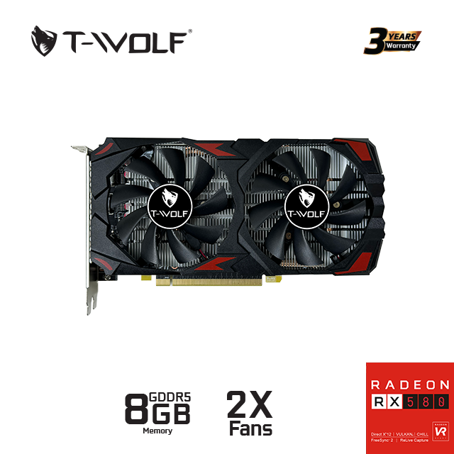 Card màn hình T-Wolf RX 580 8GB GDDR5