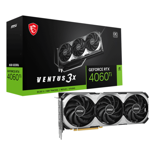 Card màn hình MSI RTX 4060 Ti Ventus 3X E OC 8GB