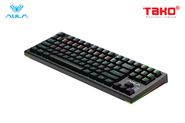 Phím Cơ Aula F3032 (Red Switch Đen) Có Dây