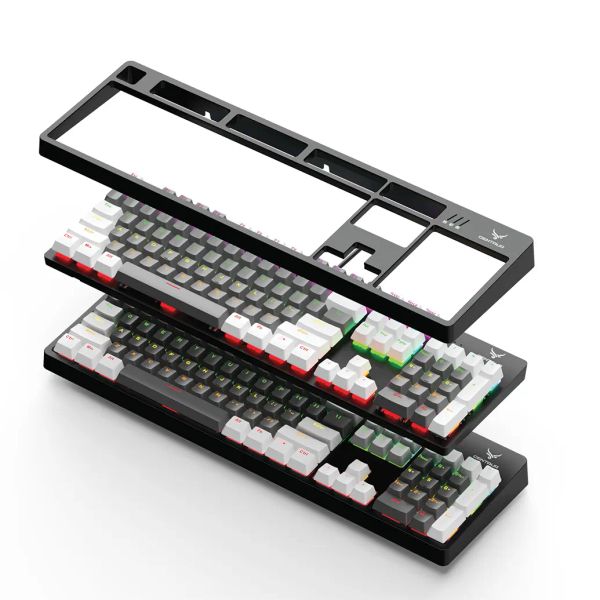 Phím Cơ GV999 (Blue Switch Đen) Có Dây