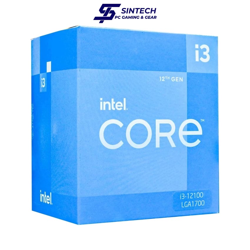 CPU Intel Core i3 12100 (4.3GHz, 4 Nhân 8 Luồng)
