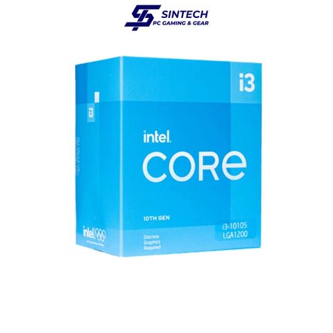 CPU Intel Core I3 10105 (4.4GHz, 4 Nhân 8 Luồng)