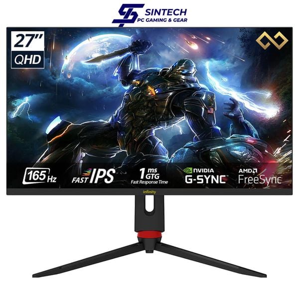 Màn Hình Infinity Fast Ultra – 27 inch, 2k QHD, IPS, 165Hz, AMD Freesync, Gsync, Chuyên Game