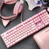 Bàn phím cơ Gaming DAREU EK810 Pink / Black (MULTI LED, Blue/ Brown/ Red D switch)