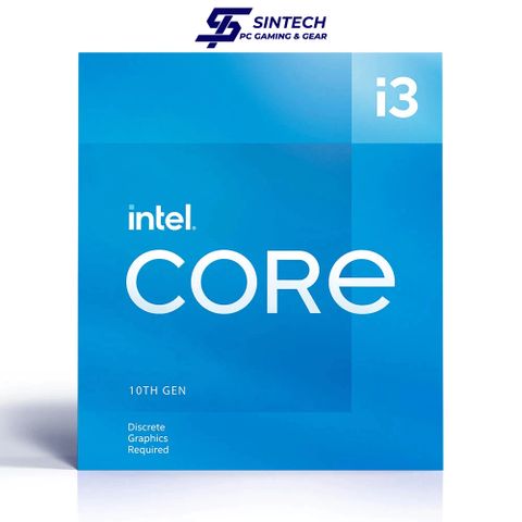 CPU Intel Core i3 10105F (4.4GHz, 4 Nhân 8 Luồng)