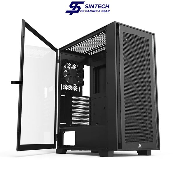 Vỏ máy tính Montech AIR 1000 Lite | Đen/Trắng | ATX/M-ATX/ITX