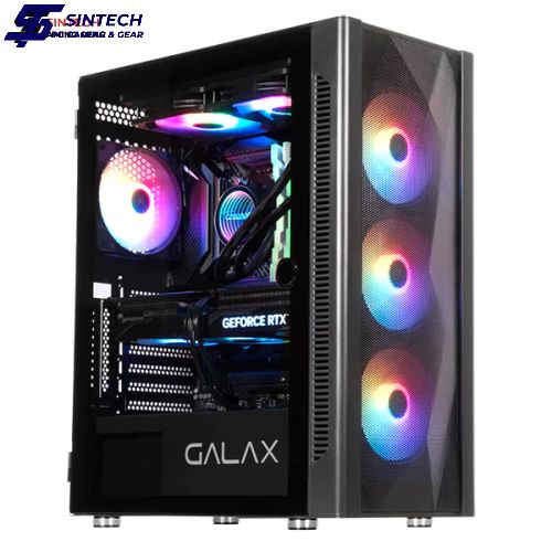 Vỏ Case Galax Revoluton 06 MID Tower ATX Đen / Trắng TẶNG KÈM 4 FAN RGB