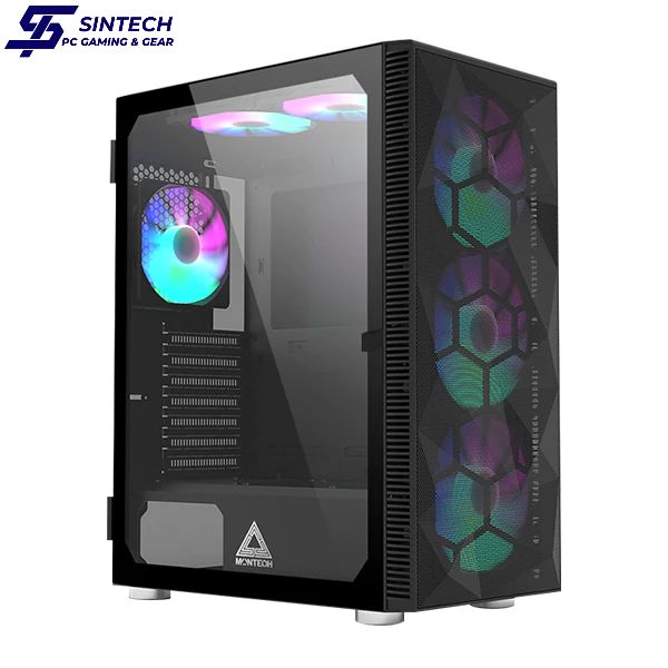 Vỏ máy tính Montech X3 Mesh | Đen/Trắng | ​ATX/M-ATX/ITX