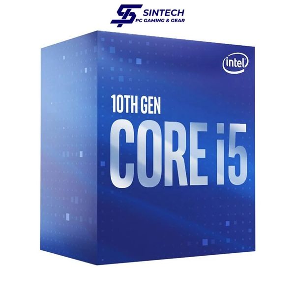 CPU INTEL CORE I5 10400F (2.9GHZ TURBO UP TO 4.3GHZ, 6 NHÂN 12 LUỒNG, 12MB CACHE, 65W) Box Chính hãng