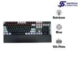 Bàn phím cơ gaming SPARTAN TC3218 (Blue Switch LED Rainbow)