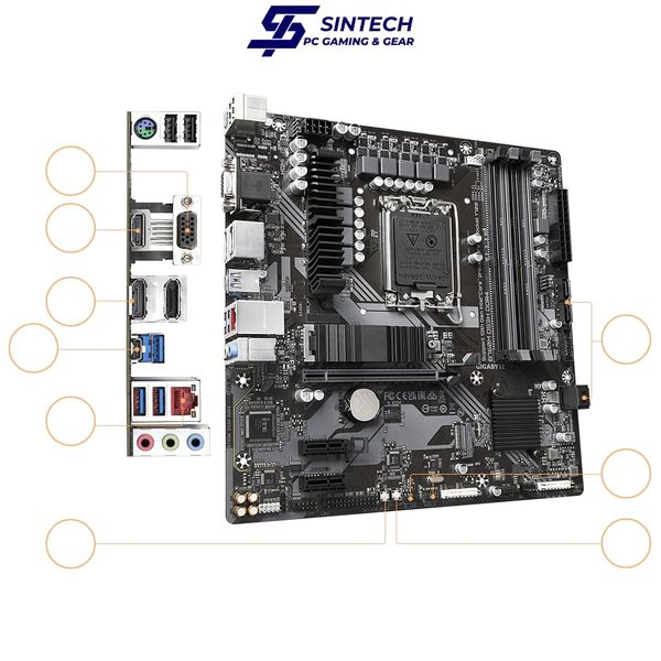 Mainboard GIGABYTE B760M DS3H DDR4