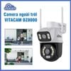 CAMERA 2 MẮT VITACAM DZ8000 KHÔNG GÓC KHUẤT 8.0 MP