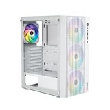 Vỏ máy tính Magic Luxury 4F | Đen/Trắng | Kèm sẵn 4 fan